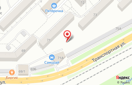 Самурай в Новокузнецке на карте