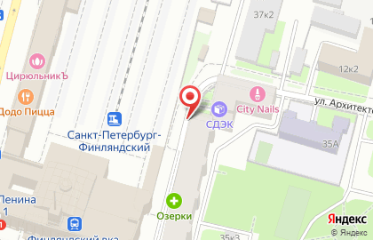 Фирменный магазин кондитерских изделий Невские Берега в Калининском районе на карте