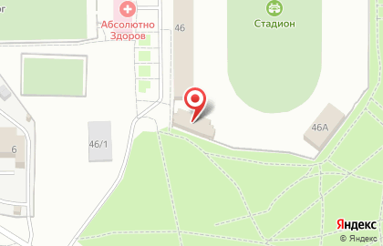 Ледовый каток в Заводском районе на карте