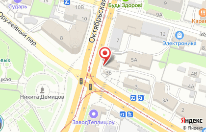Магазин ортопедических товаров Мерцана на Октябрьской улице на карте