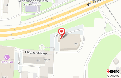 Адвокатский кабинет Черникова В.А. на улице Пушкина на карте