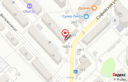 Аптека Озерки в Новосибирске на карте