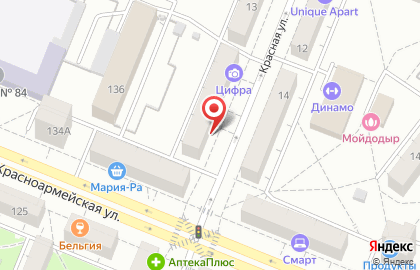 Багетная мастерская Аврора на Красной улице на карте