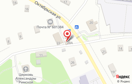 Отделение почтовой связи Муромцево №601384 на карте