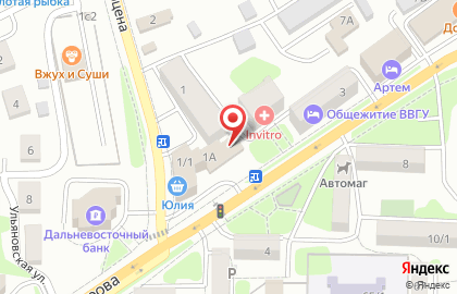 Ломбард Золотая Русь во Владивостоке на карте