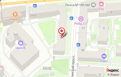 Альт на Большеохтинском проспекте на карте