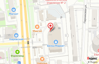 Супермаркет цифровой и бытовой техники DNS на проспекте Космонавтов, 86 на карте