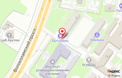 Страховой брокер на Волоколамском проспекте на карте