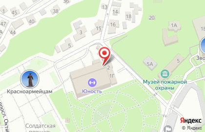 Остров сокровищ на улице Суворова на карте