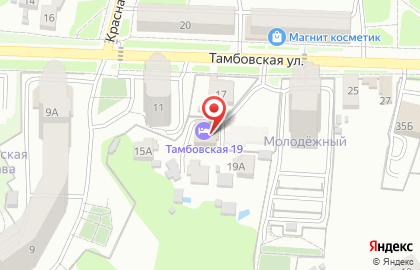 Тамбовская-19 на карте