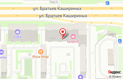 Стоматология Дентал-Студия на улице Братьев Кашириных на карте