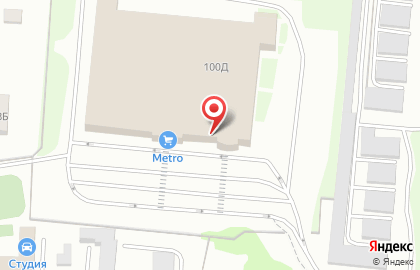 Гипермаркет Metro Cash & Carry в Ленинском районе на карте