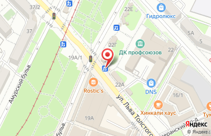 Киоск по продаже печатной продукции Экспресс Газета на улице Льва Толстого на карте