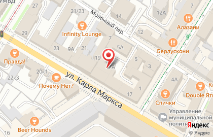 Симбирск-центр на улице Карла Маркса на карте