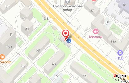 Магазин продуктов в Москве на карте