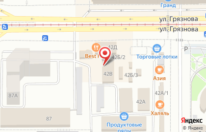 Магазин низких цен Ценоед в Правобережном районе на карте