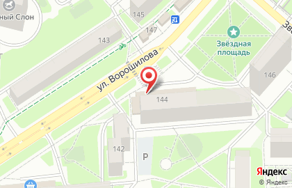 Автомат по продаже кофе VendGO на улице Ворошилова на карте