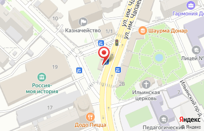 Книжная полка в Октябрьском районе на карте