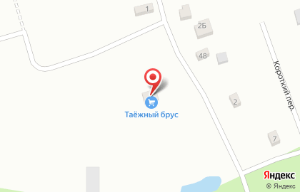 Компания по продаже профилированного бруса Таежный брус на карте