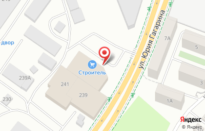 Торговый дом Строитель в Калининграде на карте