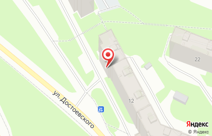 Автомагазин Киткар на улице Достоевского на карте