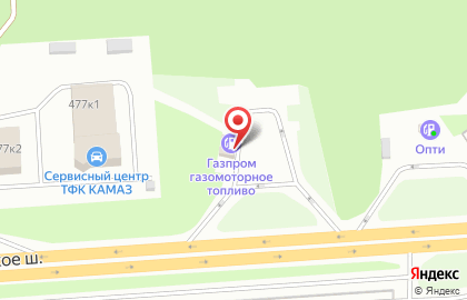 Газэнерго на Московском шоссе на карте