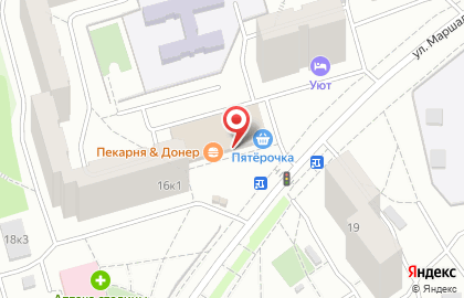 Диана в Орехово (ул Маршала Захарова) на карте