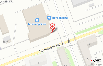 Банкомат СберБанк в Беломорском переулке в Северодвинске на карте