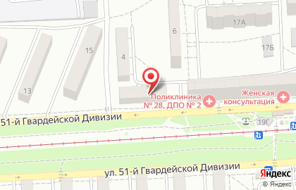 Продуктовый магазин на Полесской, 2 на карте