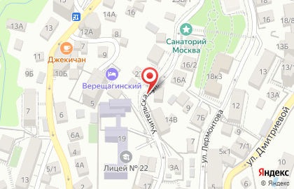 Продуктовый магазин на Учительской, 27 на карте