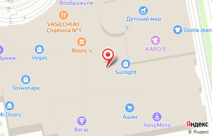 Фирменный офис Kvadratour на Домодедовской на карте