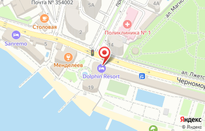 Гостиница Dolphin resort Hotel на карте