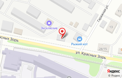 Шинный центр Колесо на Гаражной улице на карте