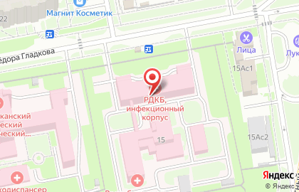 ООО "САМОЁ" на улице Фёдора Гладкова на карте