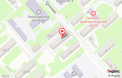 Магазин Velvet на улице Тургенева на карте