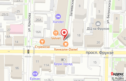 Восточный экспресс банк на проспекте Фрунзе на карте