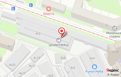 Служба доставки горячего питания на карте