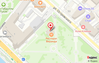 Компания Ресторат на улице Островского на карте