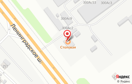 Столовая в Москве на карте