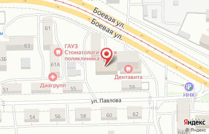 Сервис по доставке еды Chibbis на улице Павлова на карте