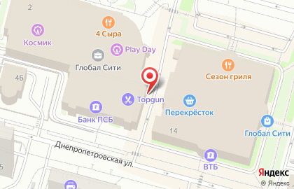 Банкомат Райффайзенбанк на Днепропетровской улице на карте