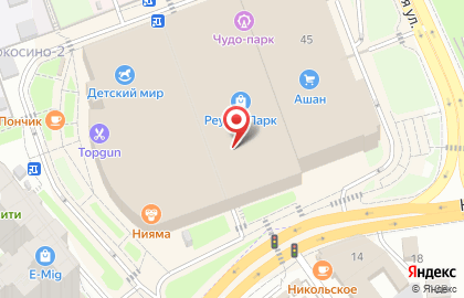 Салон сотовой связи МегаФон на Носовихинском шоссе в Реутове на карте