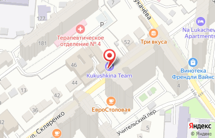 Пивной магазин Прохлада в Октябрьском районе на карте