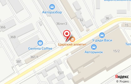 Магазин автозапчастей Дизель в Советском районе на карте