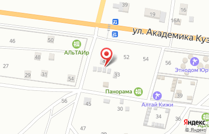 Юрточный кемпинг Барс-Тур на карте