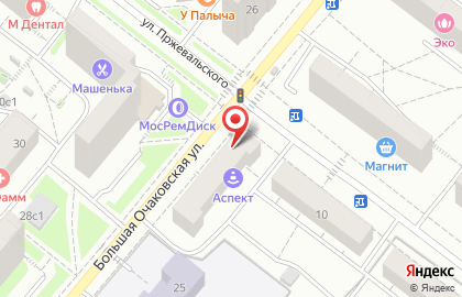 Магазин Московский Дом Книги на Большой Очаковской улице на карте