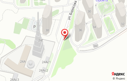 Строящиеся жилые объекты на улице Борисова на карте