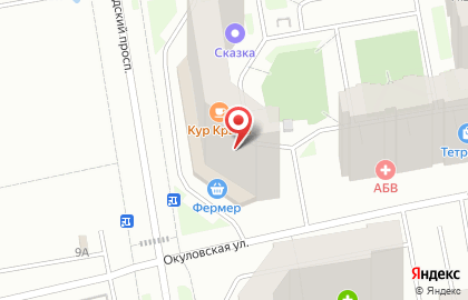 Магазин мясной и молочной продукции Фермер в Санкт-Петербурге на карте