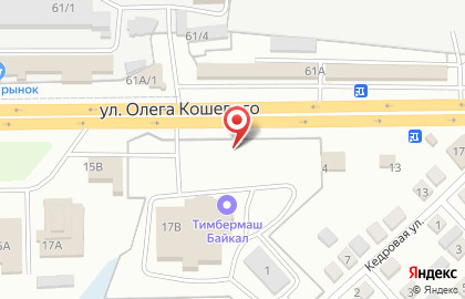 БОЧКА на улице Олега Кошевого на карте