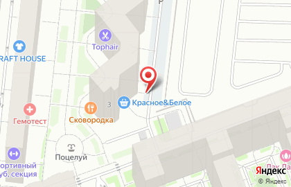 Магазин Красное & Белое в Санкт-Петербурге на карте